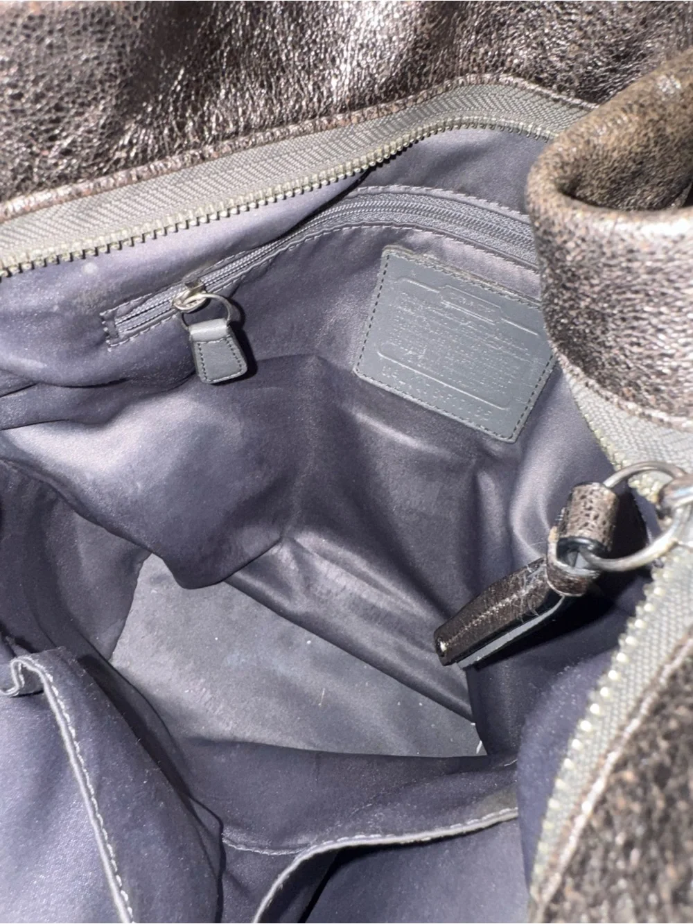 Coach stylish metallic